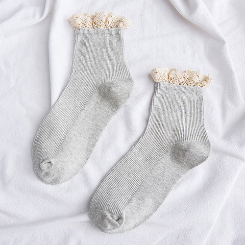 Frilly Lace Socks