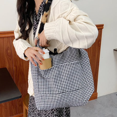 Plush Teddy Bear Reversible Tote Bag