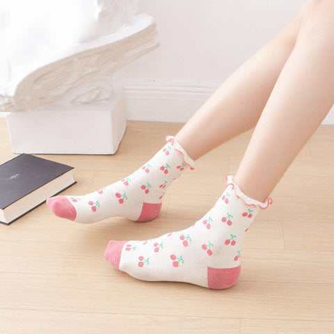 Frilly Fruit Socks