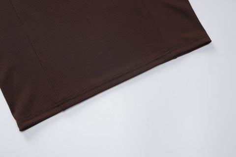 Voguable Ribbed Solid Slash Neck Slip Long Sleeves Bodycon Mini Dress  Elegant Streetwear Evening Party Y2K