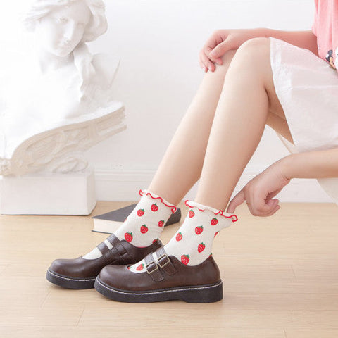 Frilly Fruit Socks
