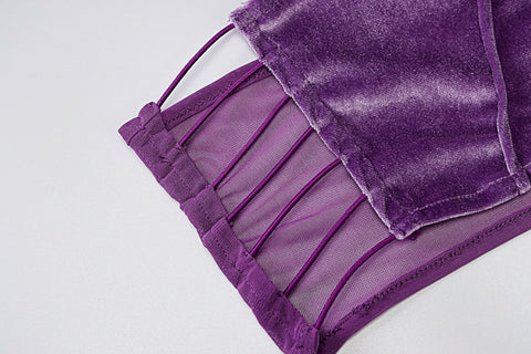 Voguable  Solid Slip Navel Sleeveless See Through Top Mini Dress Set Bodycon Party Elegant Club Y2K Robe Beach