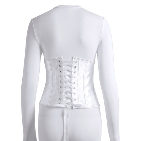 Voguable  Long Sleeve Jumpsuit Bandage Corset 2 Pieces Set Winter  Zipper Suit Romper Y2K Streetwear