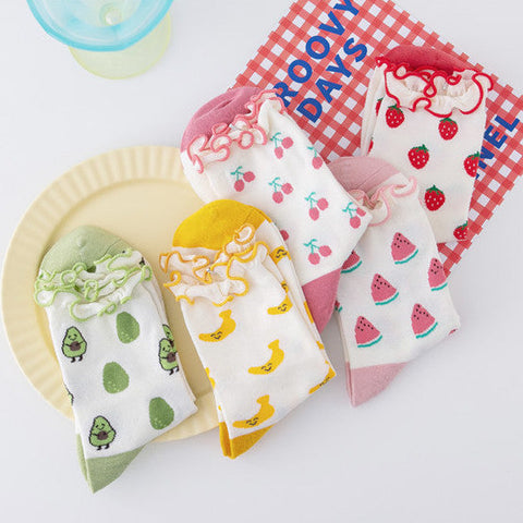 Frilly Fruit Socks