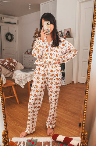 Gingerbread Pyjamas Set