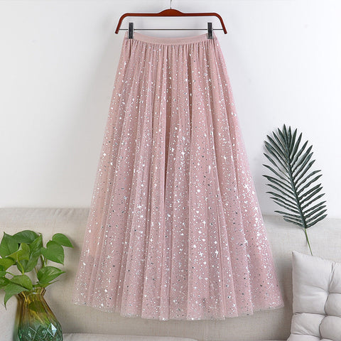 Tüllrock mit funkelnden Sternen