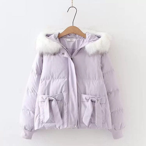 Little Bow Puffer Jacket