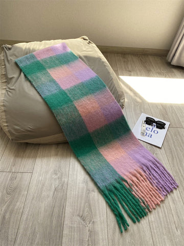 Pastel Colorblock Scarf