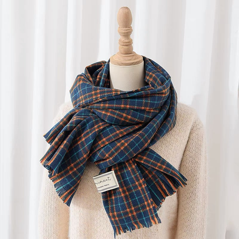 Cozy Fall Plaid Scarf