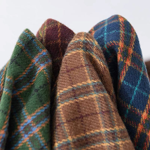 Cozy Fall Plaid Scarf
