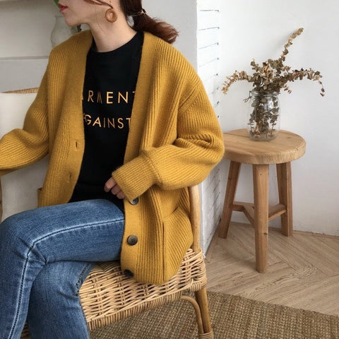 Fall Knitted Cardigan