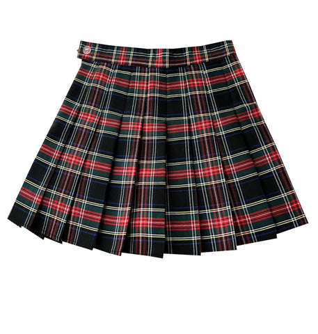 Tennisrock mit festlichem Karomuster