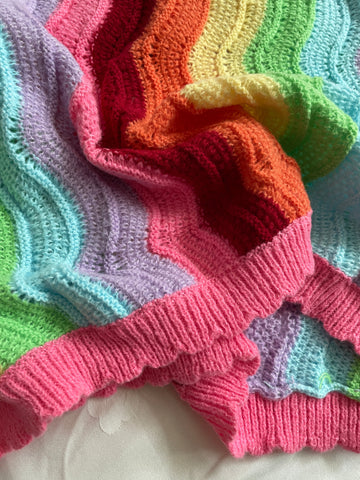 Rainbow Waves Vest