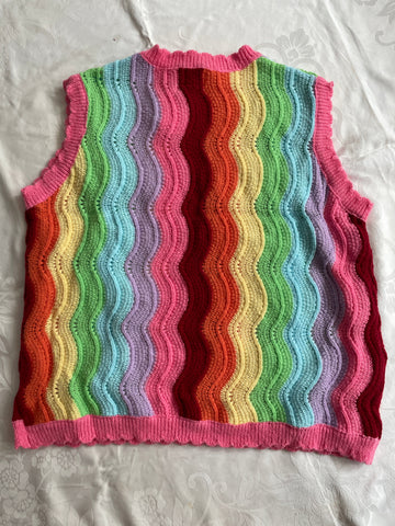 Rainbow Waves Vest