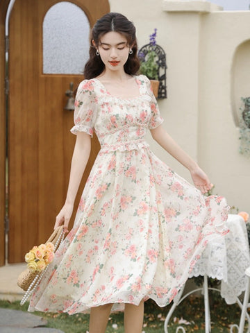 Peony Blush Midikleid