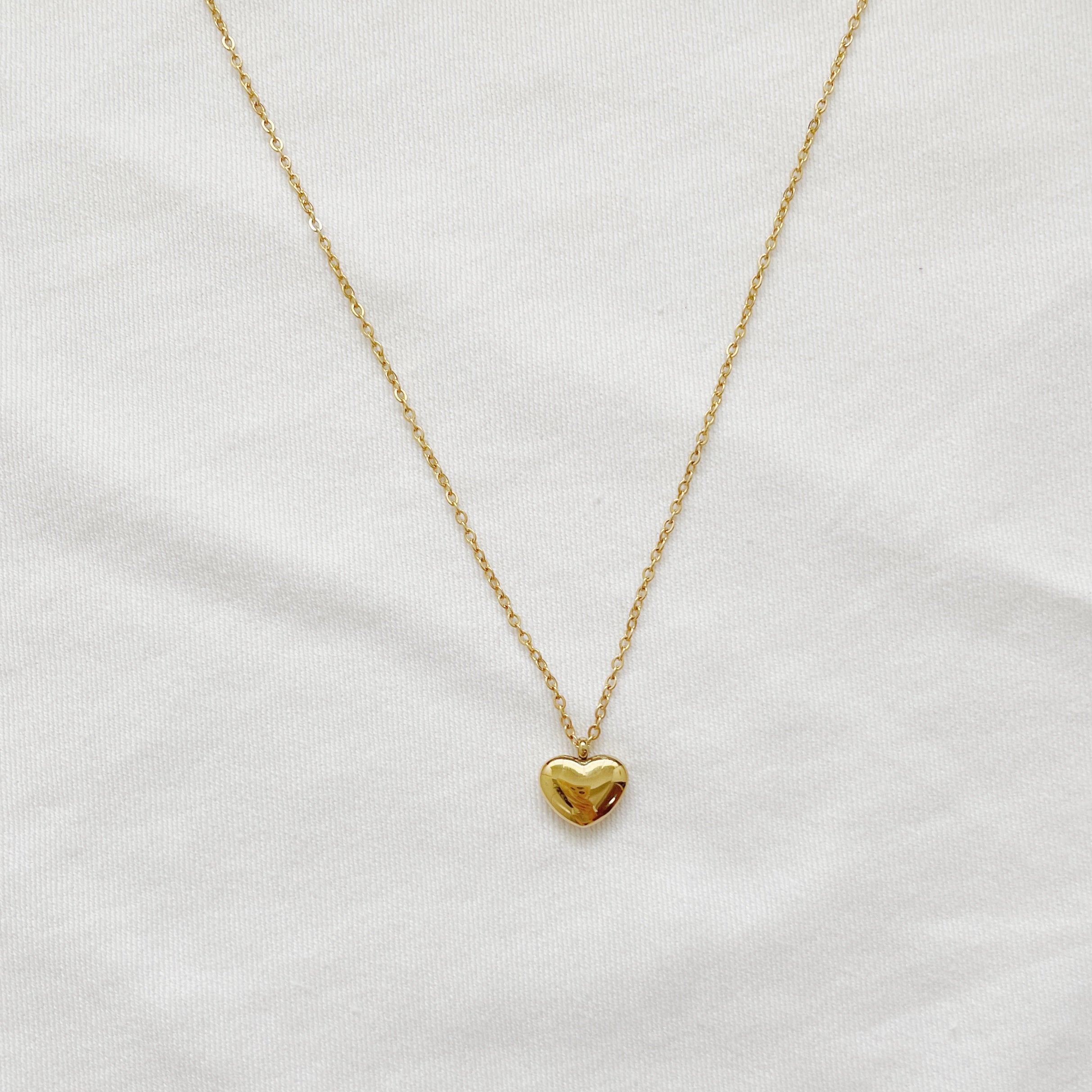 18K Gold Plated Heart Necklace