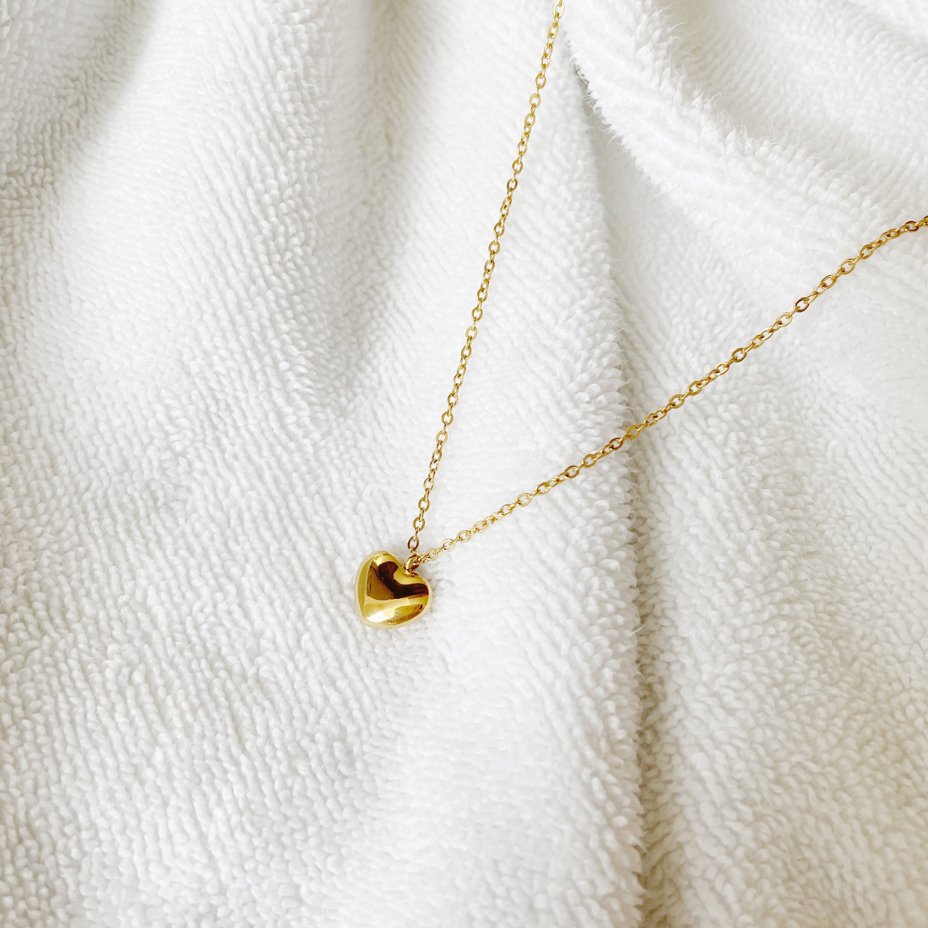 18K Gold Plated Heart Necklace