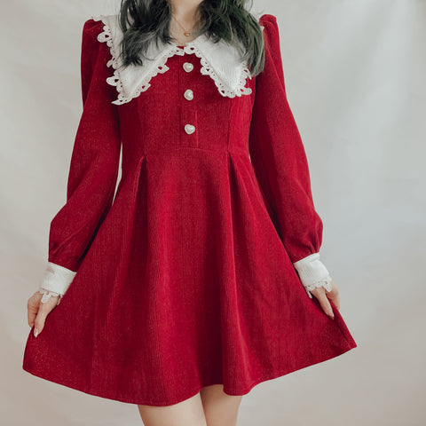 Sweet Love Peter Pan Knit Dress