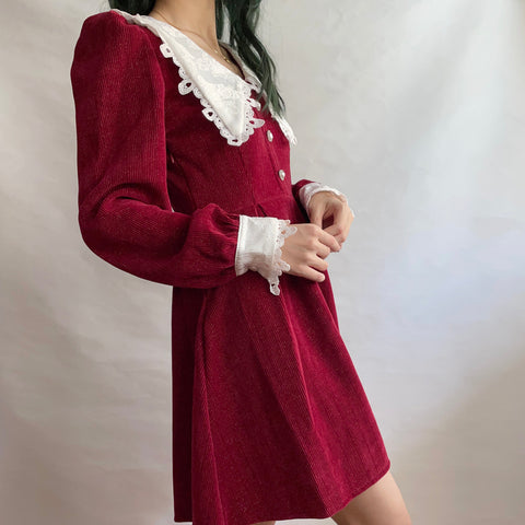 Sweet Love Peter Pan Knit Dress