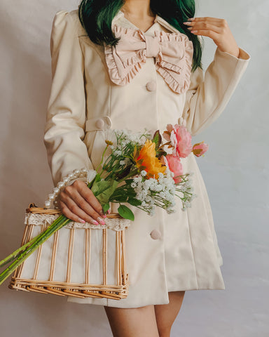 Sweet Bow Dress Coat