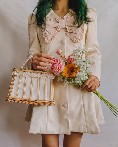 Sweet Bow Dress Coat