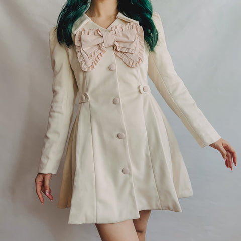 Sweet Bow Dress Coat