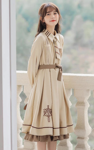 Conjunto de vestido y capa de Little Witch Academia