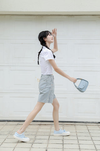 Saturn Embroidered Shorts