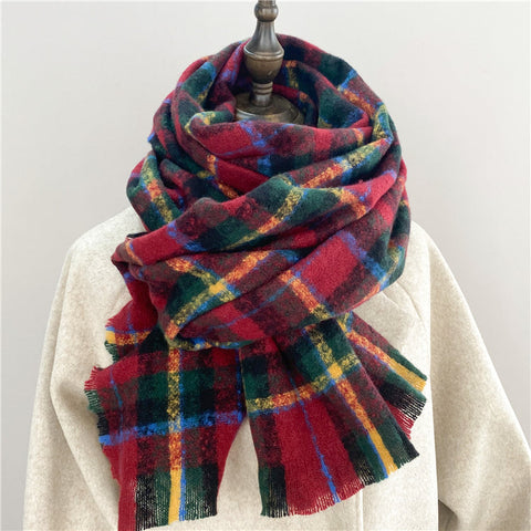 Fall Plaid Scarf