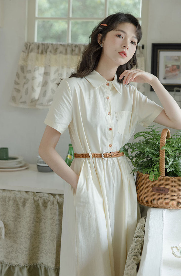 Beach House Shirt Dress