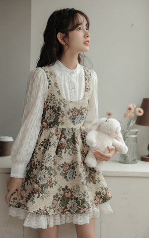 Rustic Rose Babydoll Dress