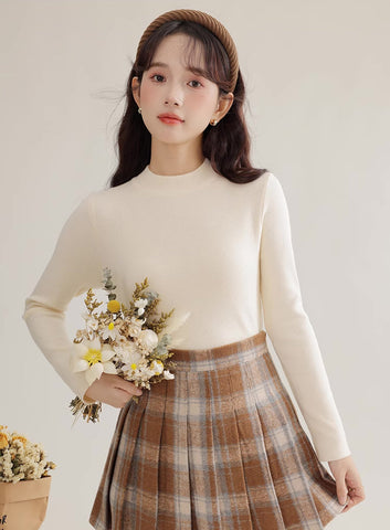 Gerösteter karierter Plissierter Tennisrock