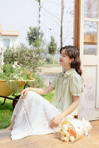 Zesty Puff Sleeve Blouse