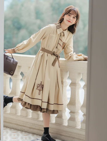 Conjunto de vestido y capa de Little Witch Academia