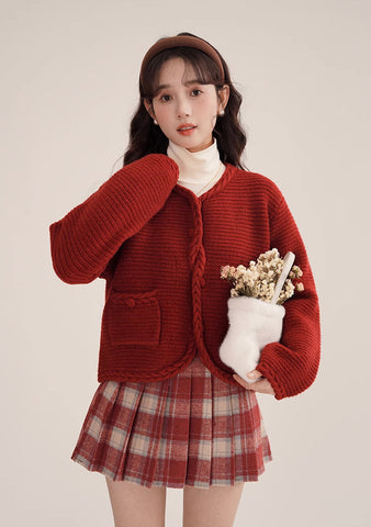 Gerösteter karierter Plissierter Tennisrock