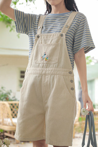 Rabbit Walks Short Overalls