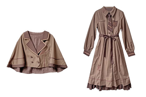 Conjunto de vestido y capa de Little Witch Academia