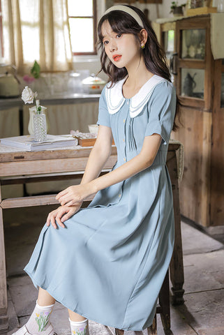 Three's A Charm Button Up Dress