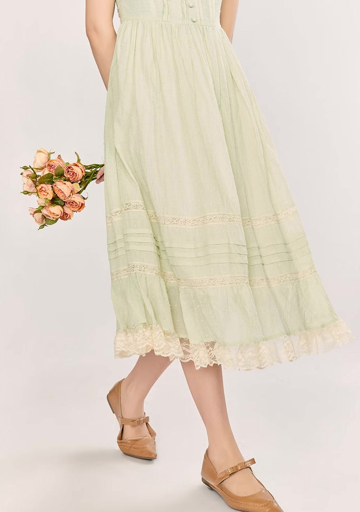 Sorbet Lace Midi Dress