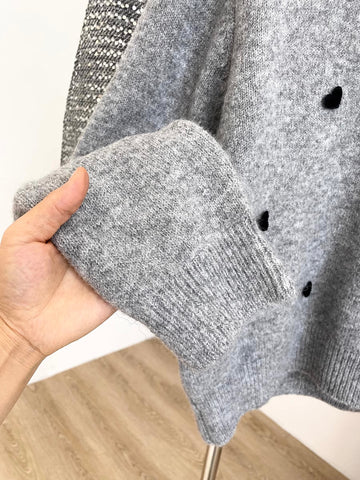 Polka Hearts Sweater