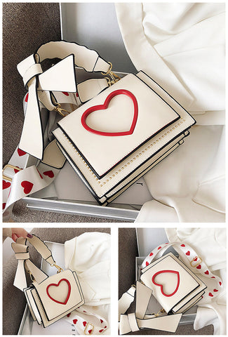Bolso Satchel Reina de Corazones