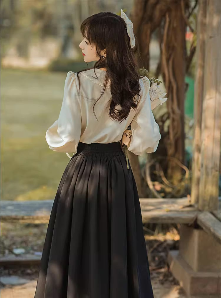 Conjunto de blusa y falda Evergarden