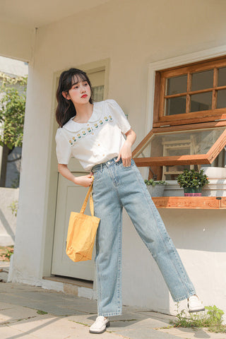 Daisy Chain Scalloped Blouse