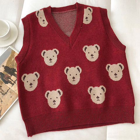 Bear Necessities Sweater Vest