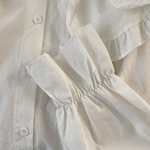 Pearl Peter Pan Button Up Shirt