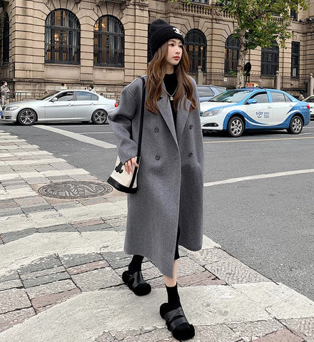 Basic Faux Wool Coat