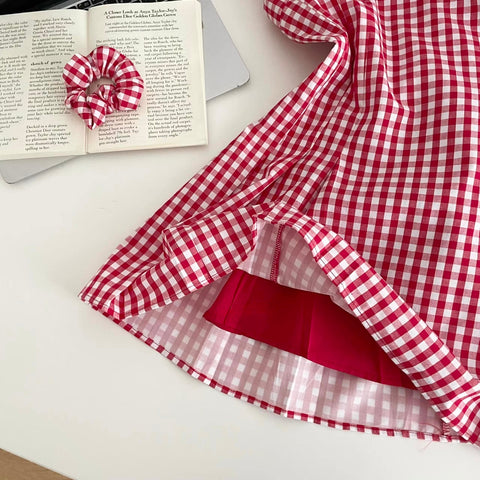 Candy Shop – Minikleid mit Vichy-Karomuster