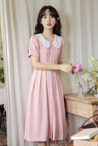 Three's A Charm Button Up Dress