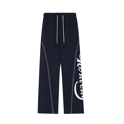 Stitch Design Logo Baggy Sweatpants