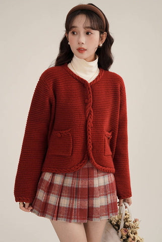 Gerösteter karierter Plissierter Tennisrock